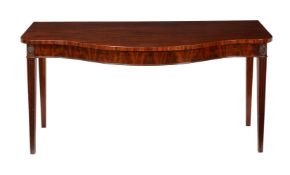A MAHOGANY SERVING TABLE IN GEORGE III STYLE