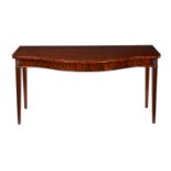 A MAHOGANY SERVING TABLE IN GEORGE III STYLE