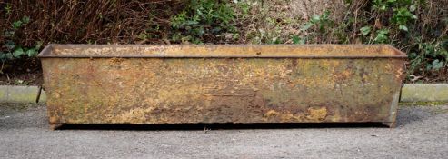A CAST IRON TROUGH, 20TH CENTURY