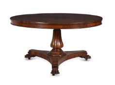 Y A WILLIAM IV ROSEWOOD CENTRE TABLE