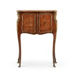 Y A KINGWOOD, MARQUETRY, AND GILT METAL MOUNTED SIDE CABINET IN FRENCH TASTE