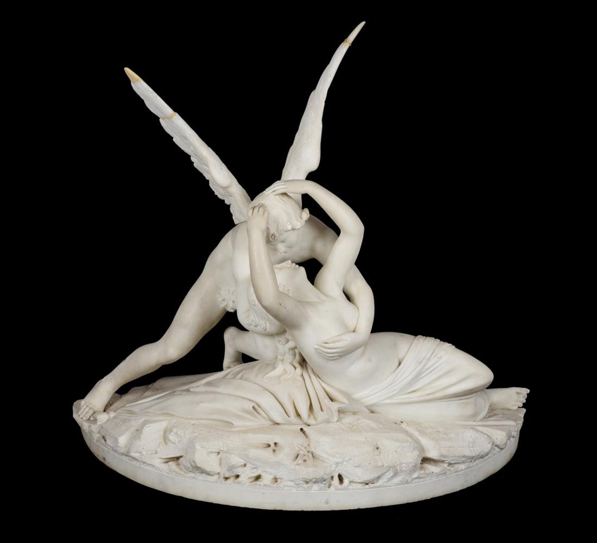 AFTER ANTONIO CANOVA (1757-1822), PSYCHE REVIVED BY CUPID'S KISS