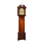 A GEORGE III SCOTTISH MAHOGANY EIGHT-DAY LONGCASE CLOCK MOVEMENT