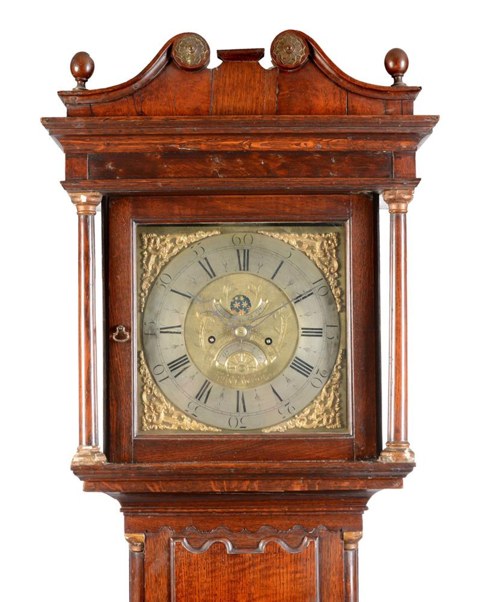 A GEORGE III OAK LONGCASE CLOCK, JOHN LAWSON - Bild 2 aus 3