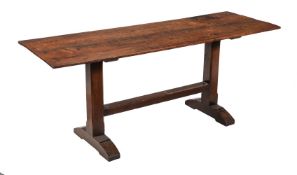 AN OAK TAVERN TABLE