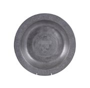 A PEWTER CHARGER