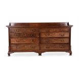 A GEORGE III MAHOGANY MULE CHEST