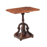 A VICTORIAN TEAK SHIP'S TABLE