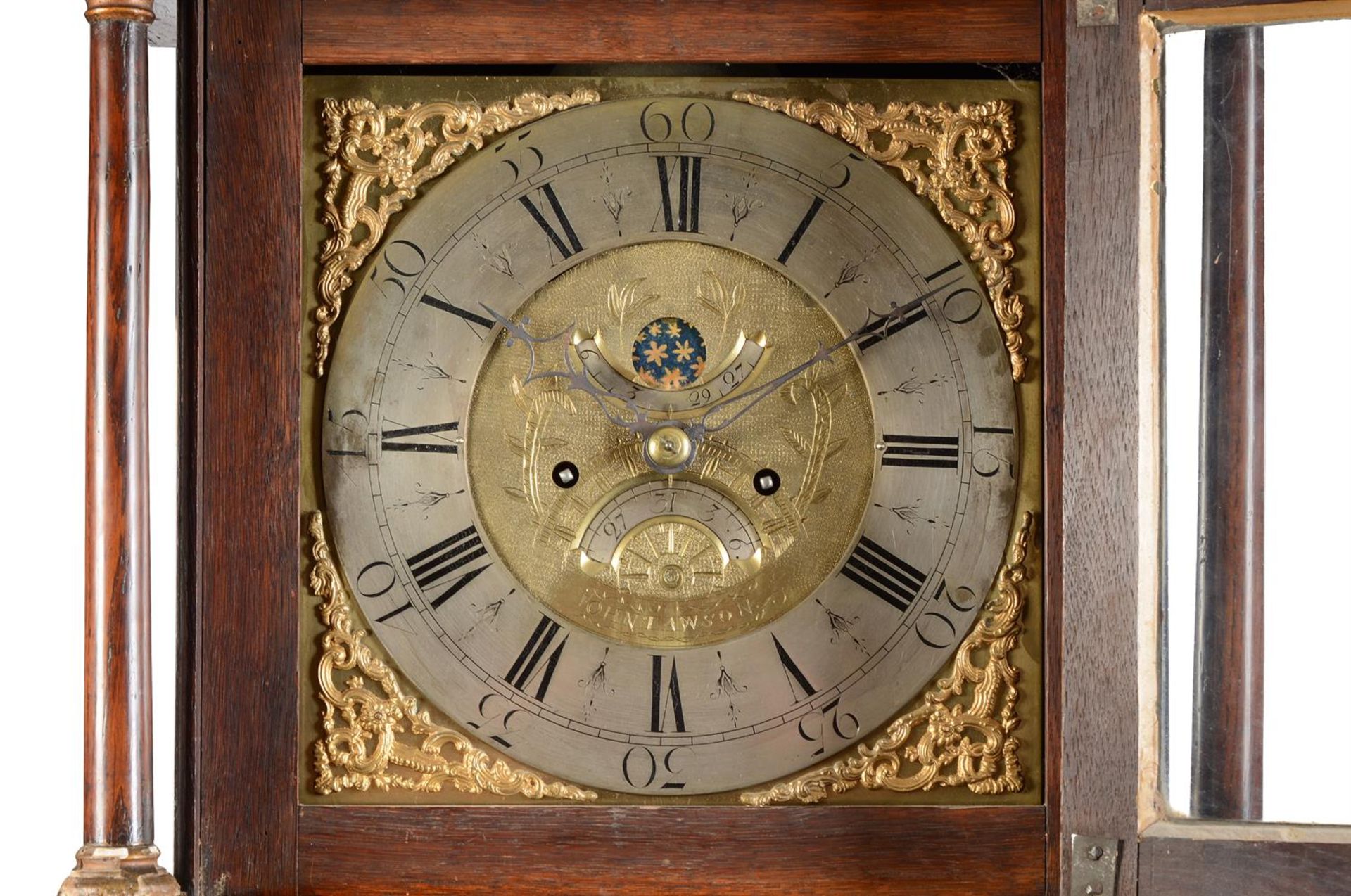 A GEORGE III OAK LONGCASE CLOCK, JOHN LAWSON - Bild 3 aus 3