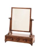 A REGENCY MAHOGANY DRESSING MIRROR