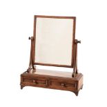 A REGENCY MAHOGANY DRESSING MIRROR