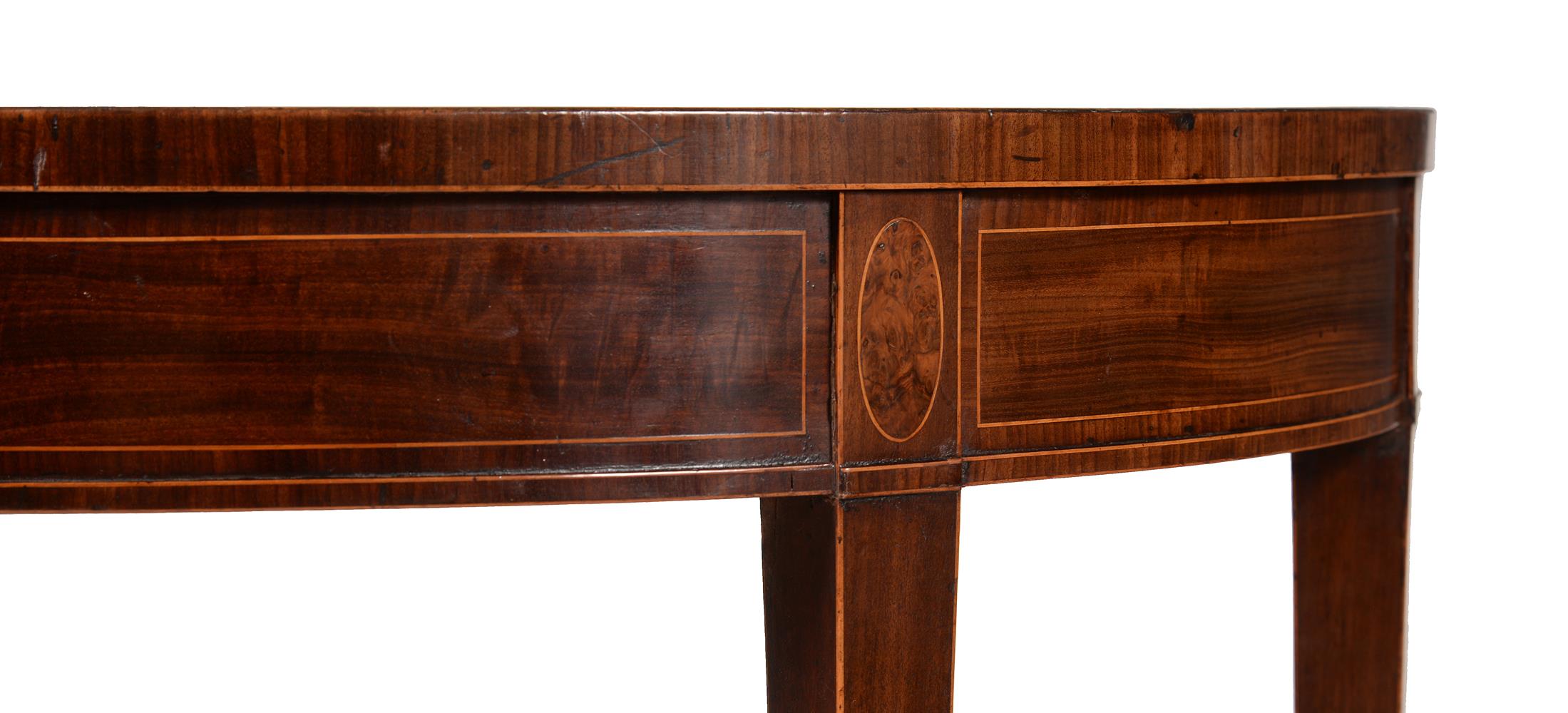 A GEORGE III MAHOGANY AND INLAID SIDE TABLE - Image 2 of 2