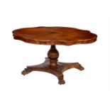 Y A VICTORIAN ROSEWOOD LOO OR CENTRE TABLE