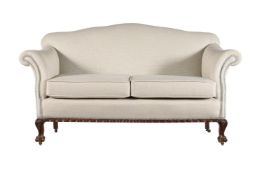 A MAHOGANY SOFA IN GEORGE II STYLE