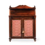 Y A GEORGE IV ROSEWOOD CHIFFONIERE