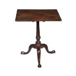 A GEORGE III MAHOGANY OCCASIONAL TABLE