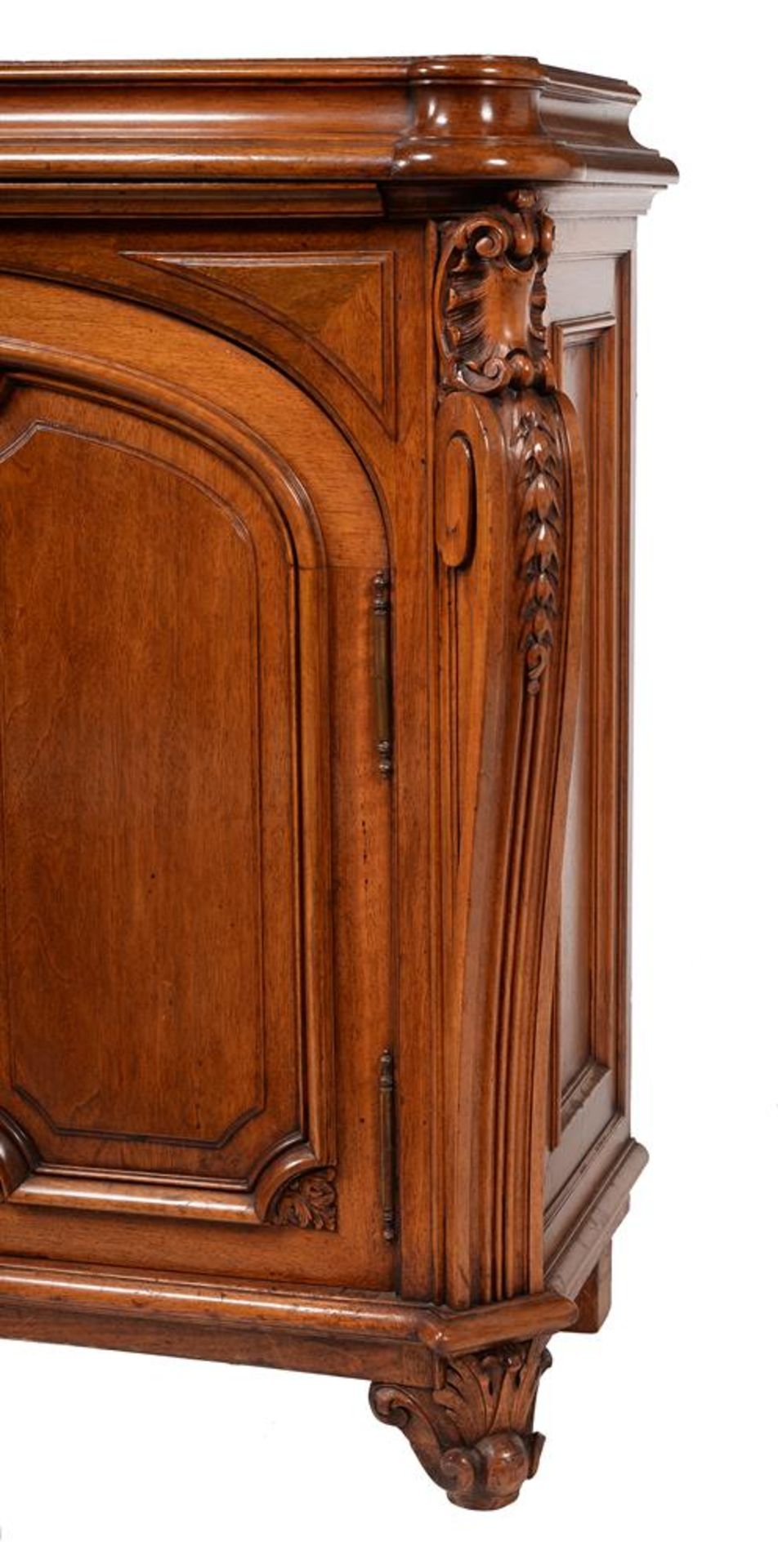 A VICTORIAN WALNUT SIDE CABINET - Bild 3 aus 3