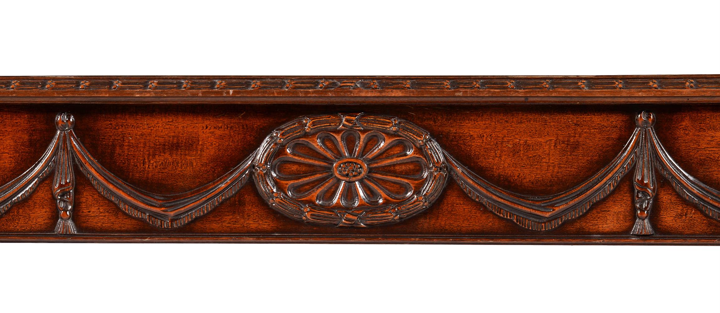 AN EDWARDIAN MAHOGANY SIDE TABLEI, N THE MANNER OF ROBERT ADAM - Image 3 of 5