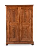 A MAHOGANY CUPBOARD