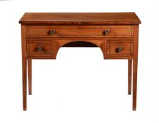 A REGENCY MAHOGANY DRESSING TABLE