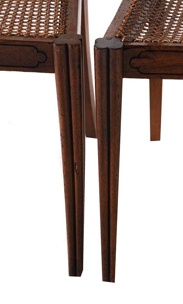 Y A SET OF FIVE ROSEWOOD SIDE CHAIRSIN GOTHIC TASTE - Image 4 of 4