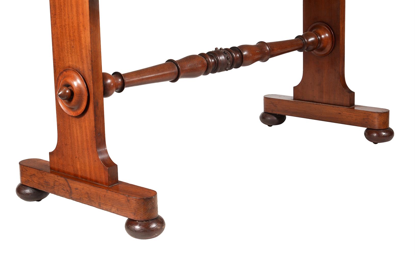 A WILLIAM IV MAHOGANY LIBRARY TABLE - Image 2 of 2