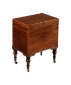 A REGENCY MAHOGANY CELLARET