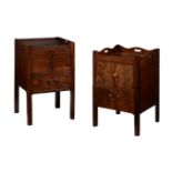 A GEORGE III MAHOGANY NIGHT COMMODE