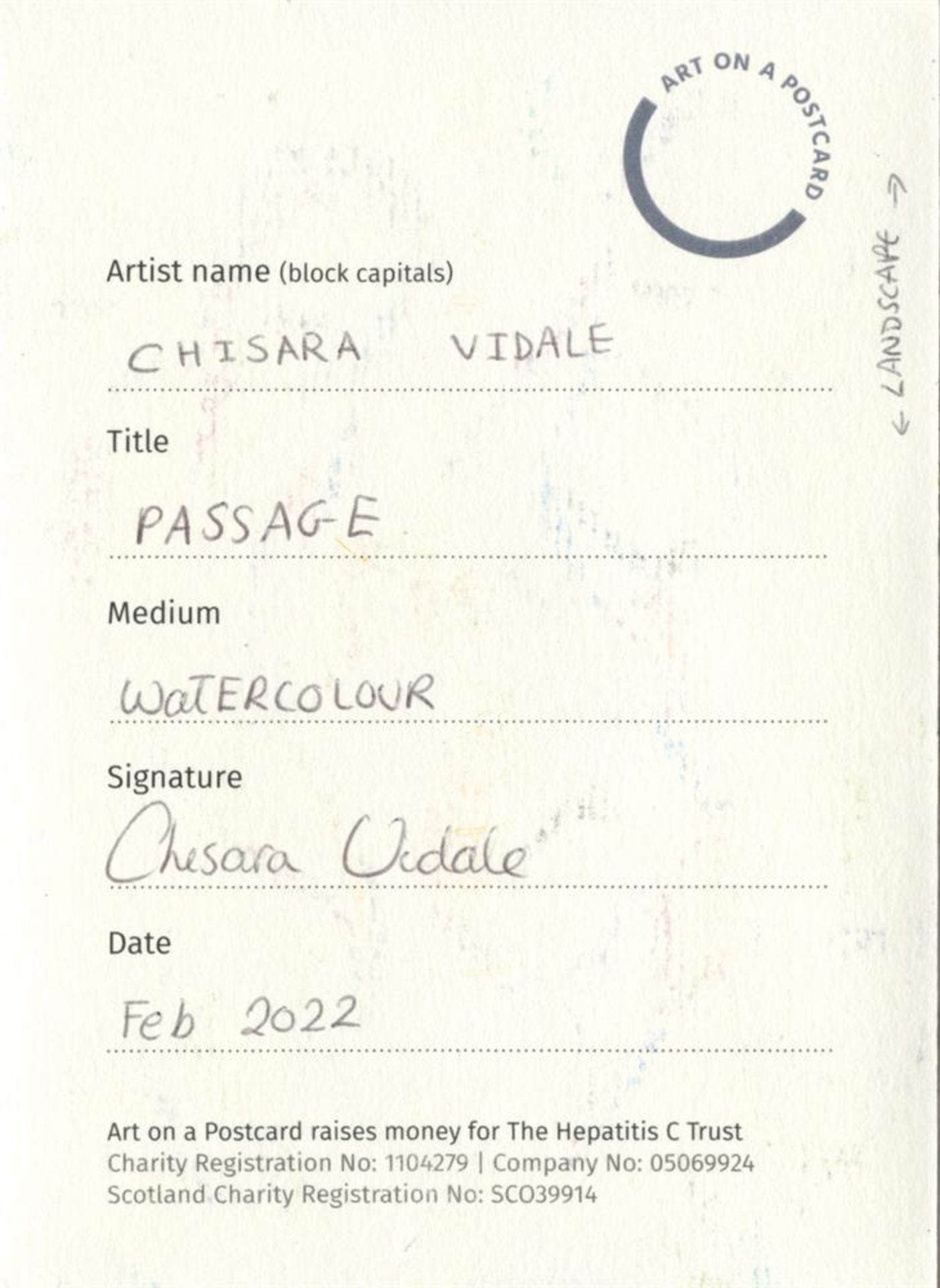 Chisara Vidale, Passage, 2022 - Image 2 of 3