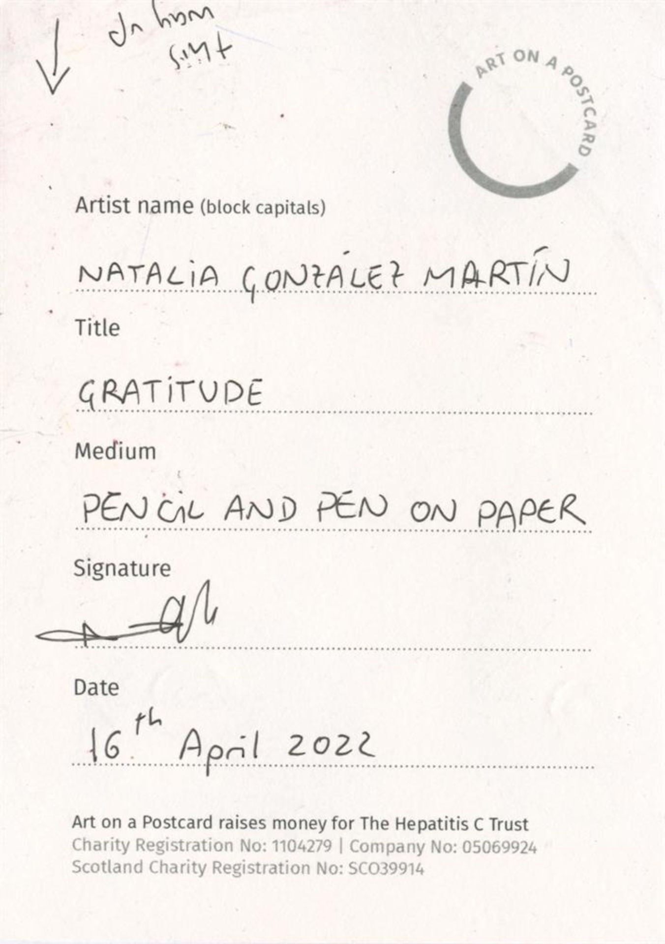 Natalia González Martín, Gratitude, 2022 - Image 2 of 3