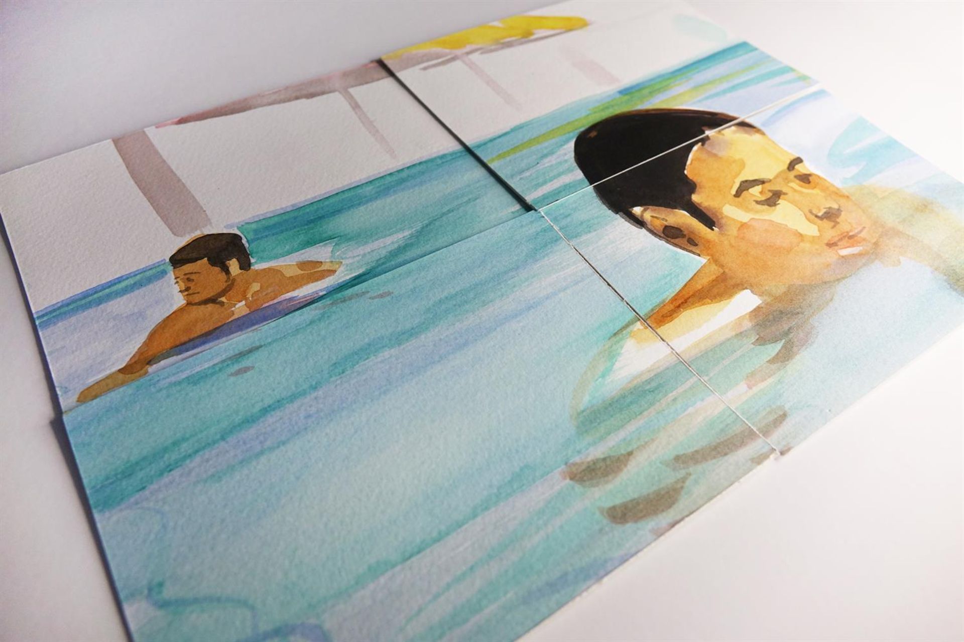 Adam de Boer, Swimming With Travis at Oranje 1, 2022 - Image 5 of 5