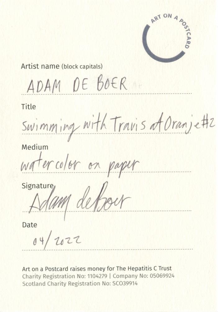 Adam de Boer, Swimming With Travis at Oranje 2, 2022 - Image 2 of 5