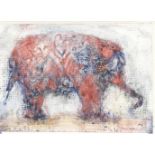 Alicia Rothman, Red Elephant, 2022