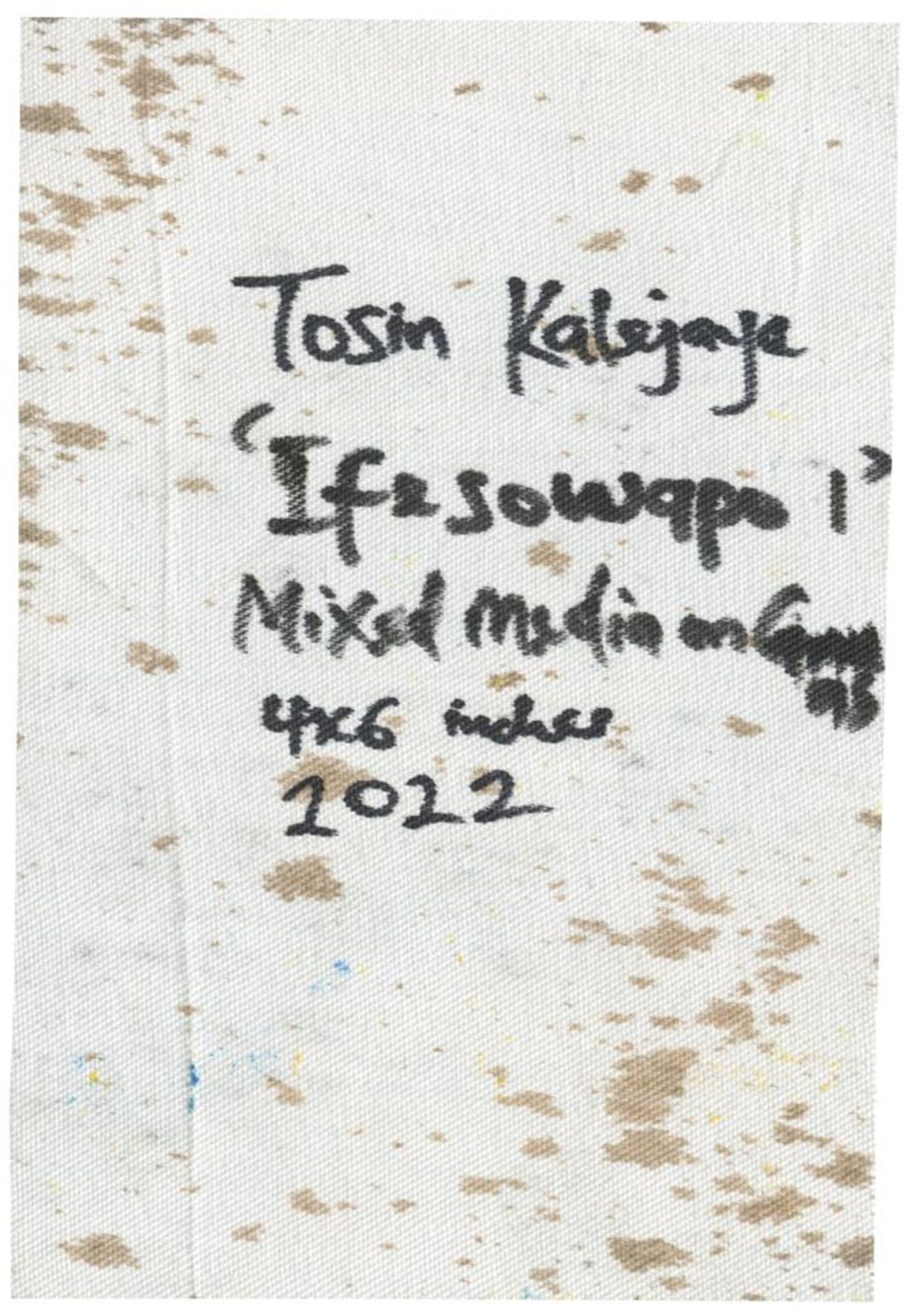 Tosin Kalejaye, Ifesowapo I, 2022 - Image 2 of 3