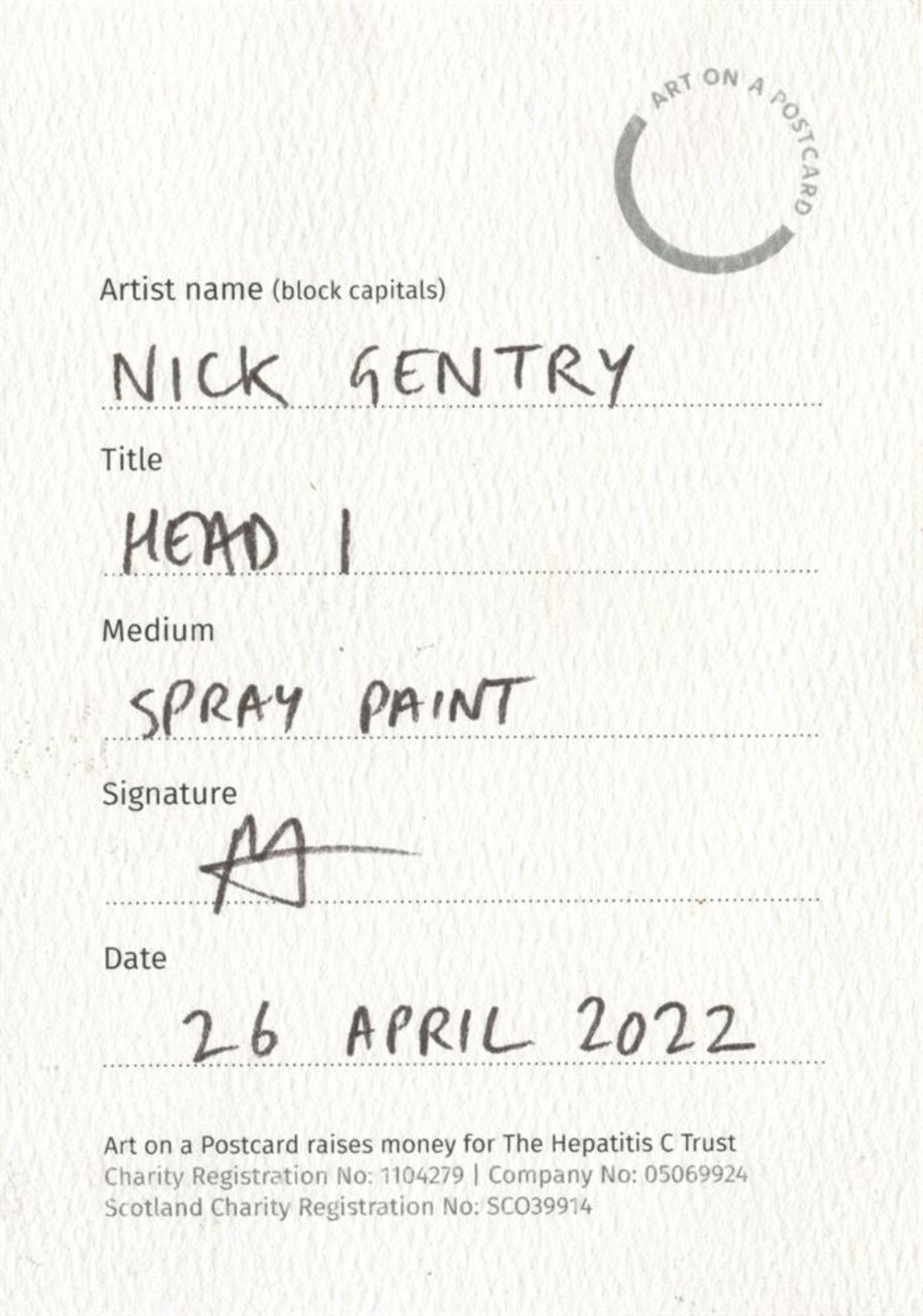 Nick GentryHead 1, 2022 - Image 2 of 3