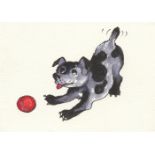 Jeanne Maze, Dog and Ball, 2022