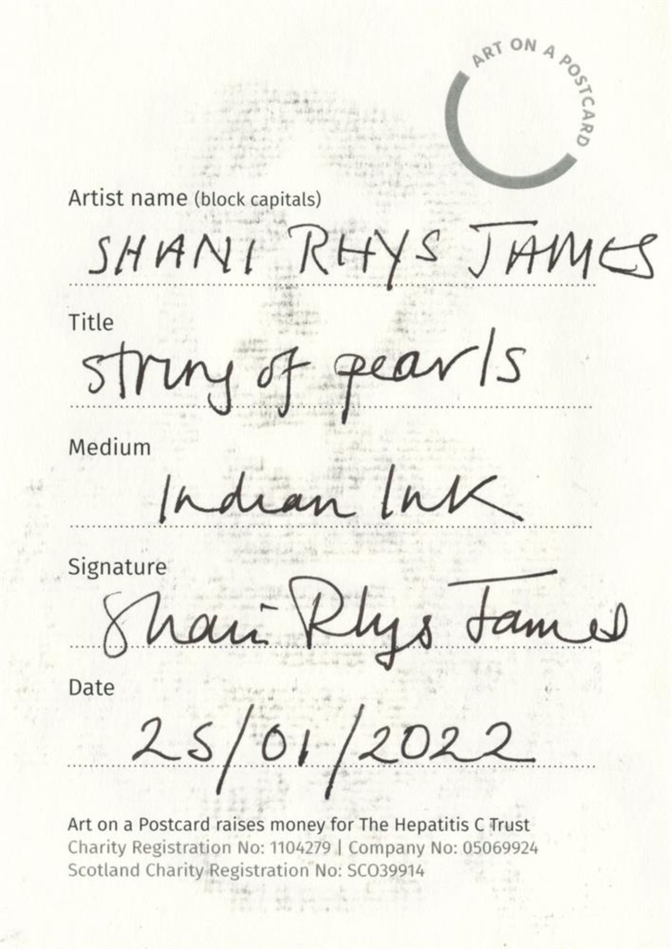 Shani Rhys James, String of Pearls, 2022 - Image 2 of 3