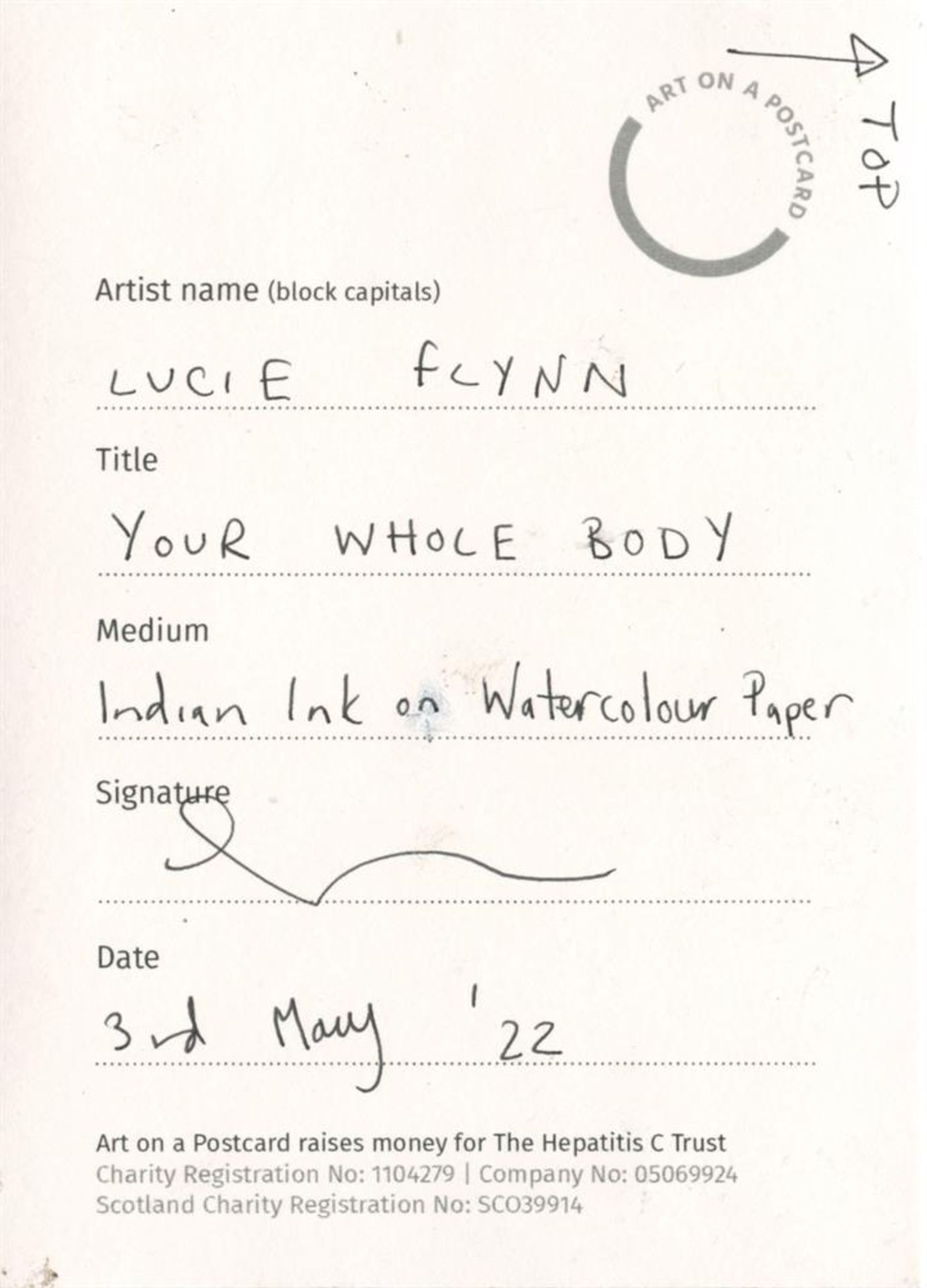 Lucie Flynn, Your Whole Body, 2022 - Image 2 of 3
