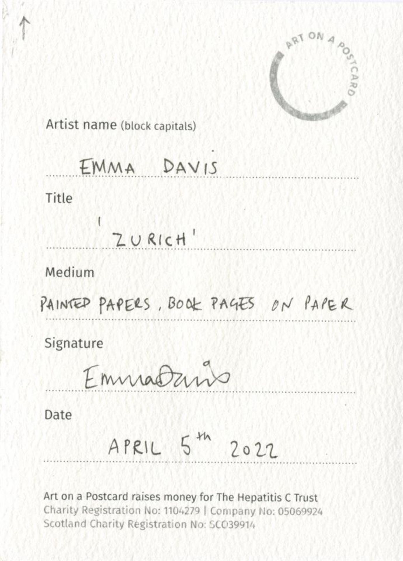 Emma Davis, Zurich, 2022 - Image 2 of 3