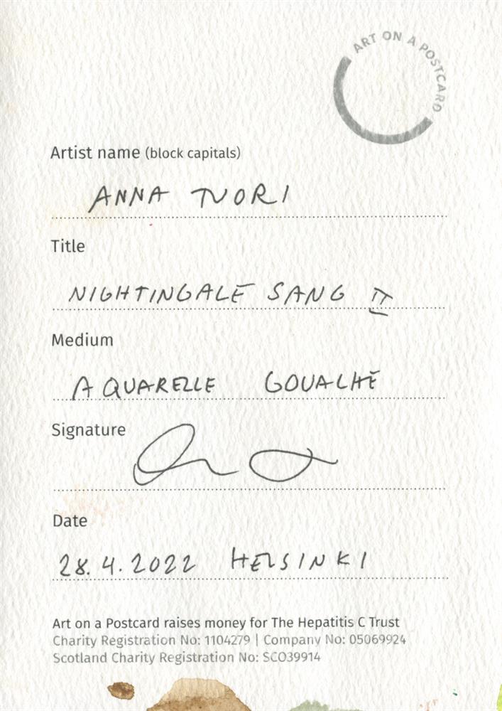 Anna Tuori, Nightingale Sang II, 2022 - Image 2 of 3