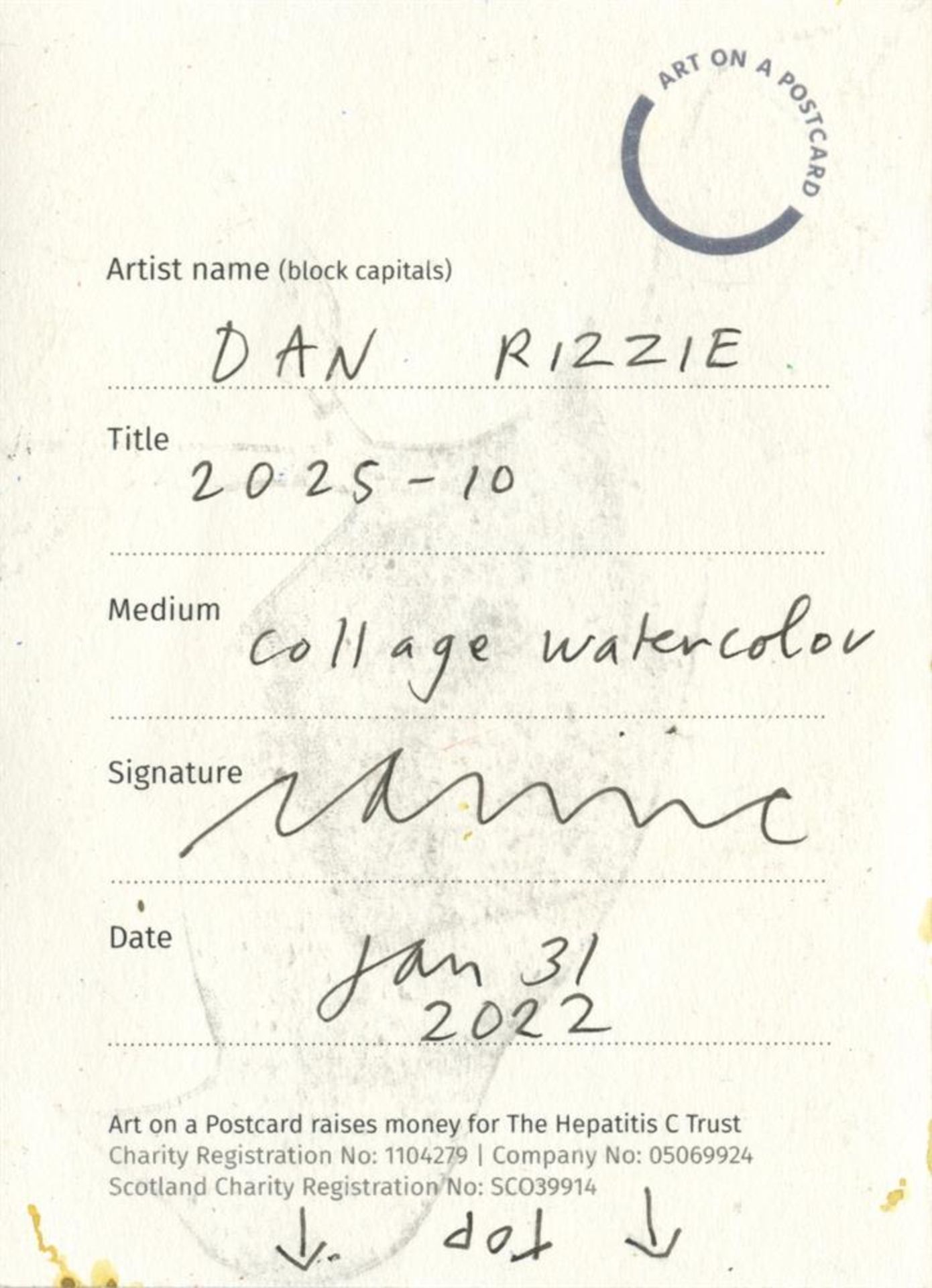 Dan Rizzie, 2025-10, 2022 - Image 2 of 3