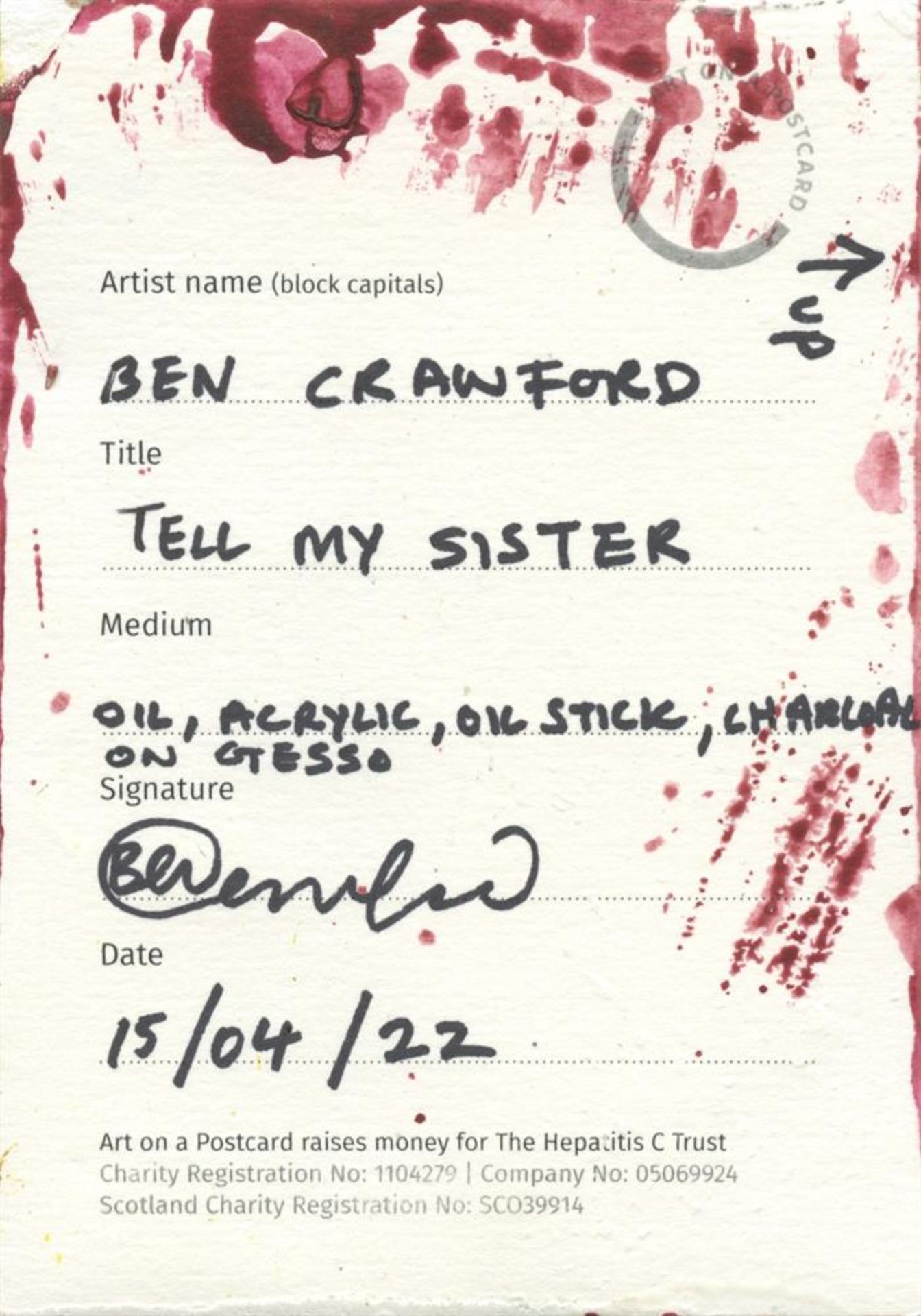 Ben Crawford,Tell My Sister, 2022 - Image 2 of 3