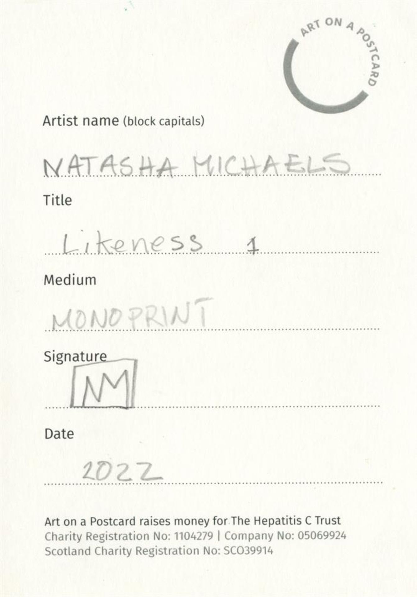 Natasha Michaels, Likeness I, 2022 - Image 2 of 3