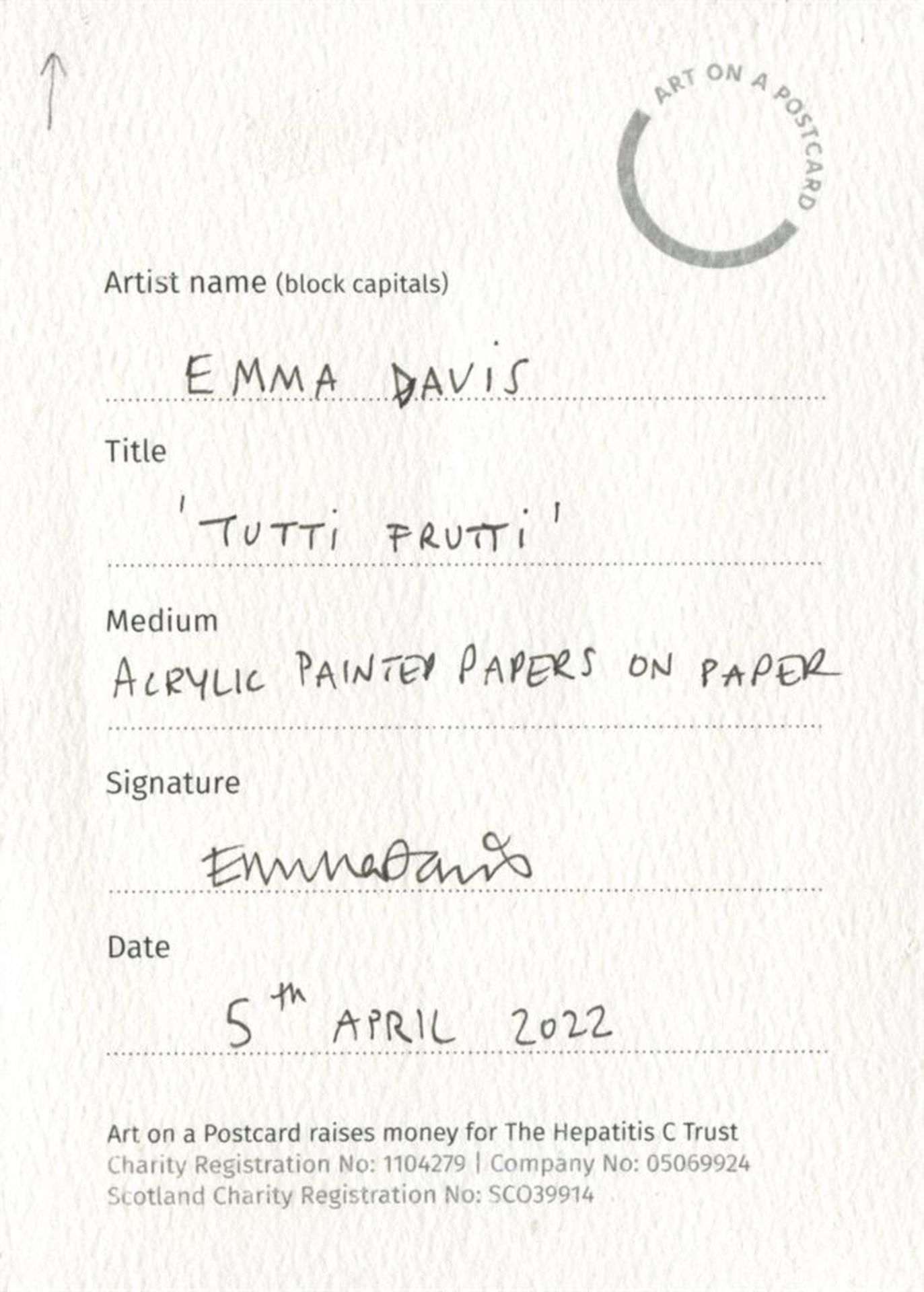 Emma Davis,Tutti Frutti, 2022 - Image 2 of 3