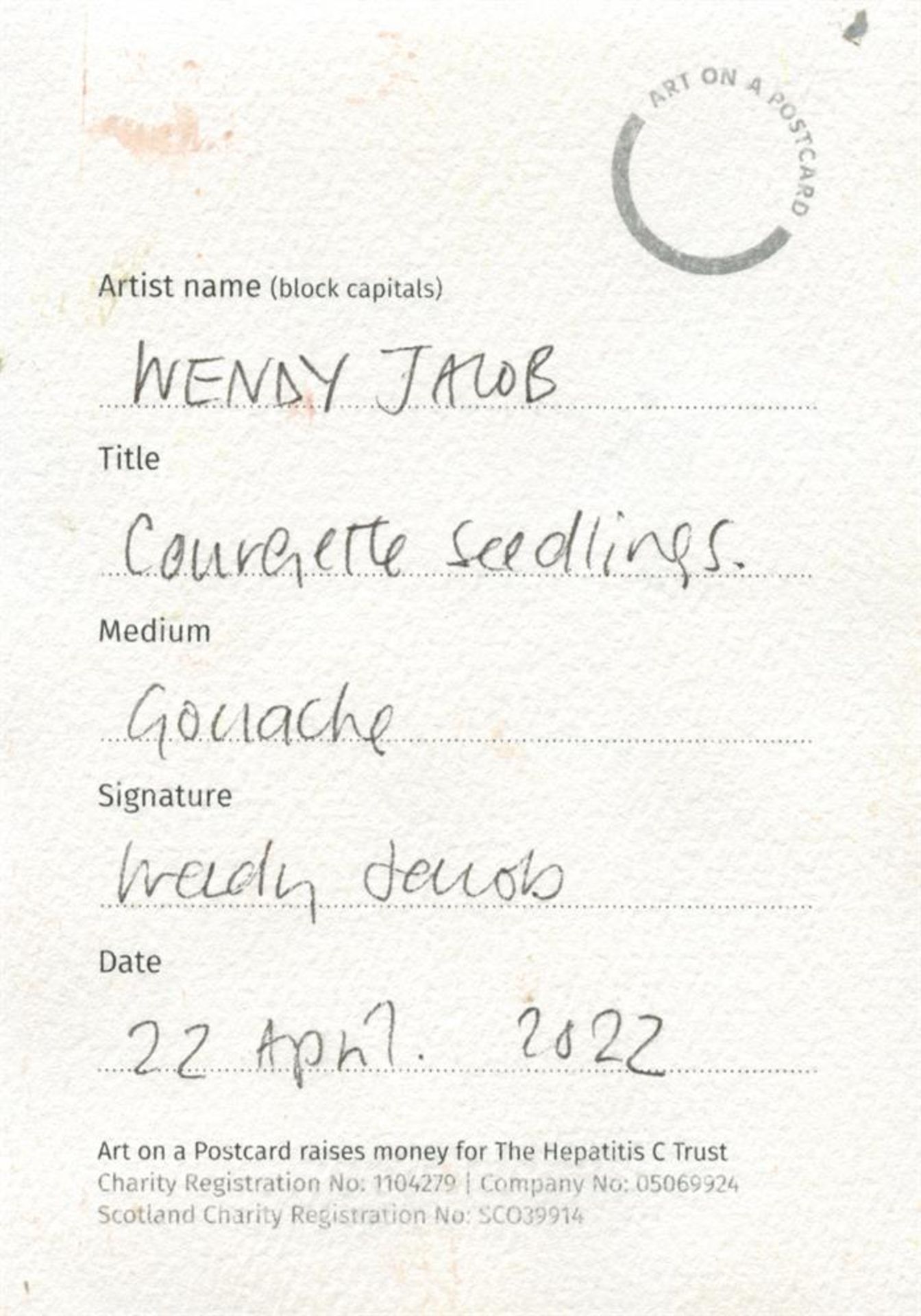 Wendy Jacob, Courgette Seedlings, 2022 - Image 2 of 3