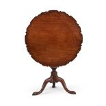 A GEORGE III MAHOGANY TRIPOD TABLE, CIRCA 1765