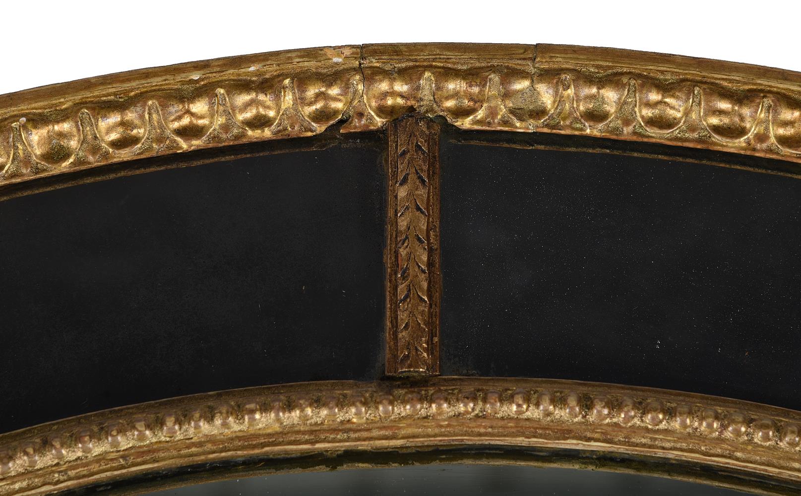 A GILTWOOD AND GESSO OVAL WALL MIRROR, LATE 18TH/EARLY 19TH CENTURY - Image 2 of 2