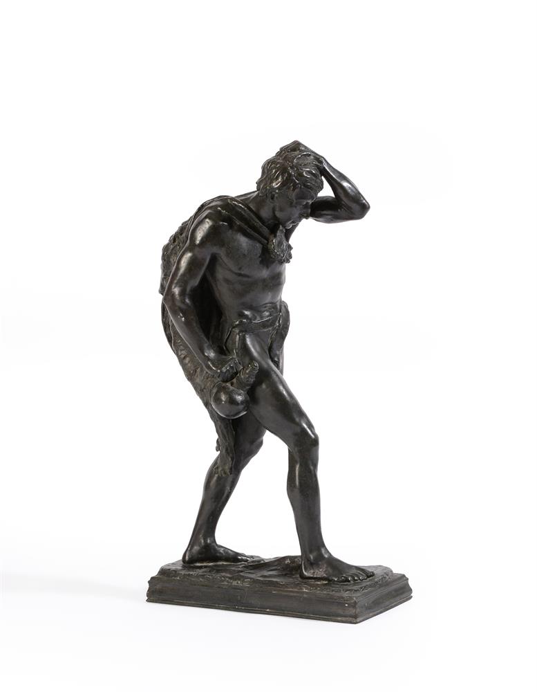 λ JOSEPH HERMON CAWTHRA (BRITISH, 1886-1971), A BRONZE FIGURE OF A MAN