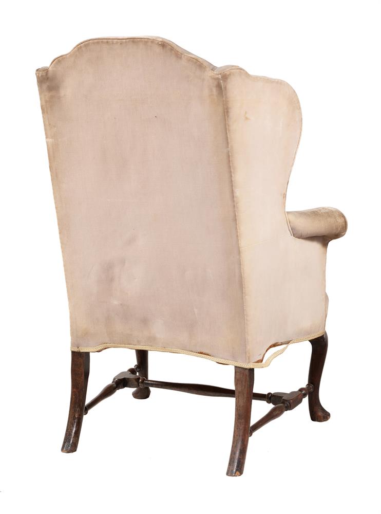 A GEORGE II WALNUT WING ARMCHAIR, CIRCA 1740 - Image 3 of 3