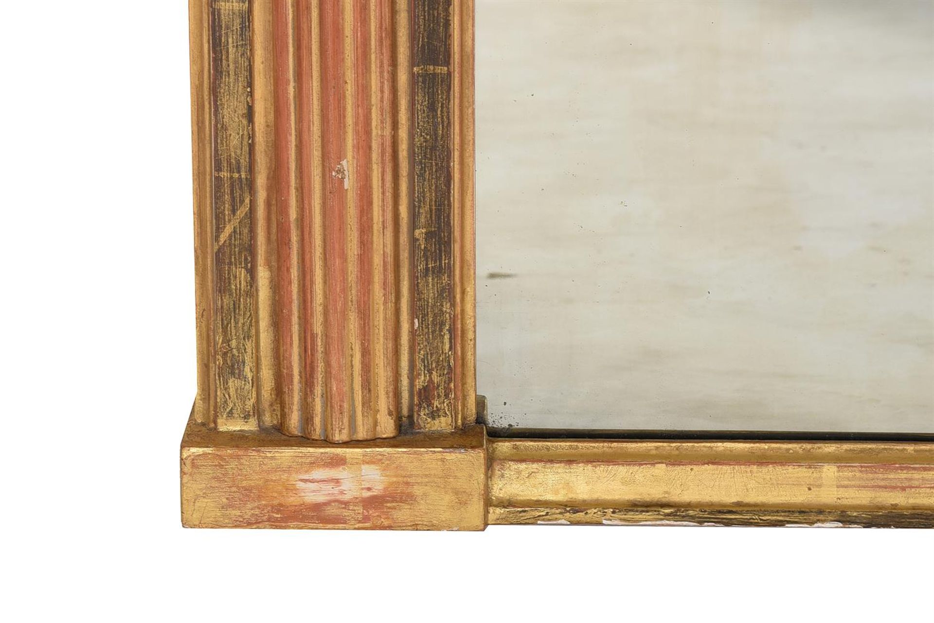 A GILTWOOD WALL MIRROR, IN REGENCY STYLE, 19TH CENTURY AND LATER - Image 3 of 5